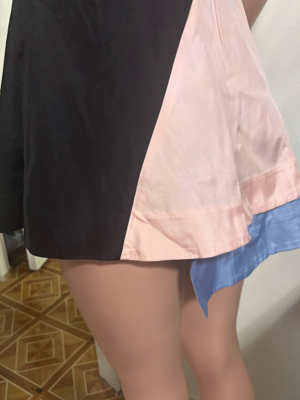 ASILIO Women’s Colorblock A-Line Mini Dress - Picture 9 of 16